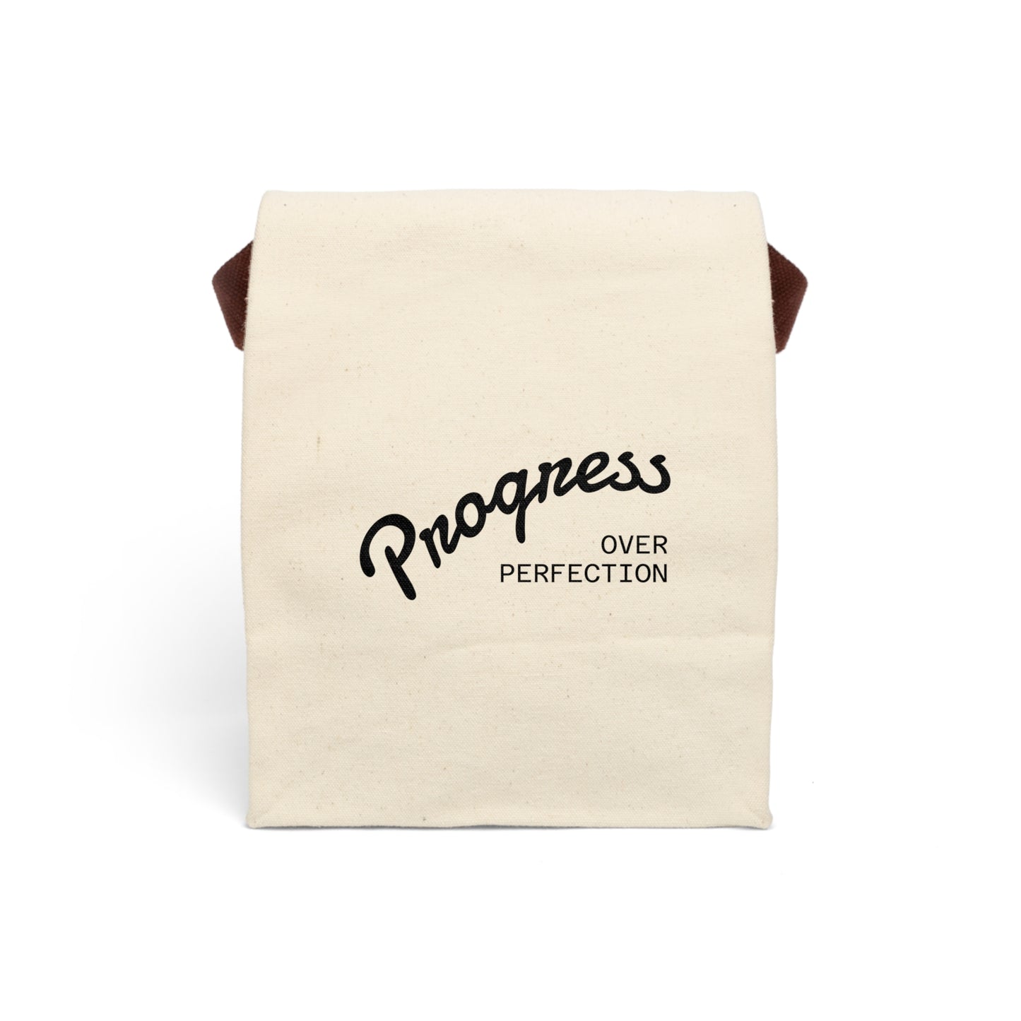 Canvas Lunch Bag With Strap