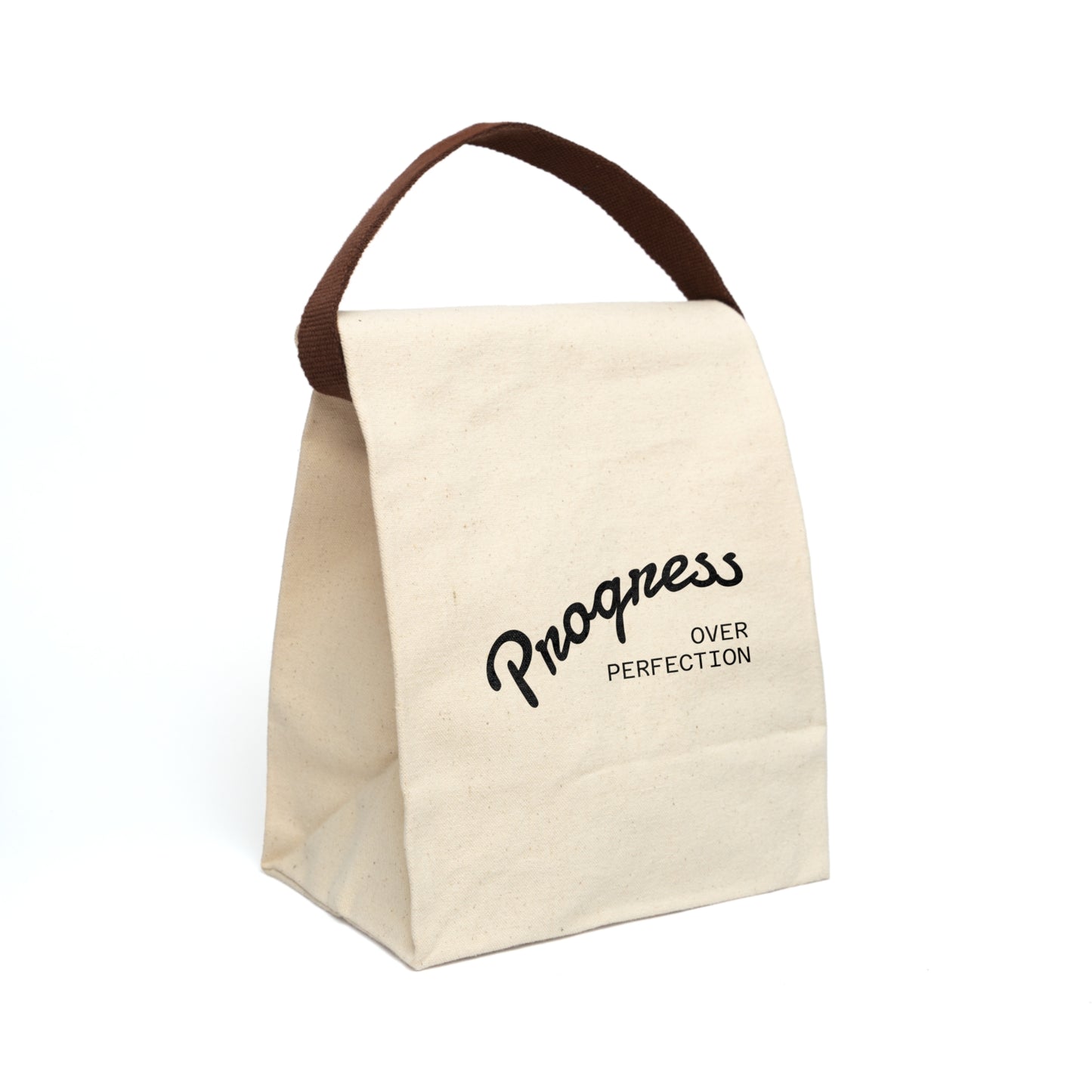 Canvas Lunch Bag With Strap