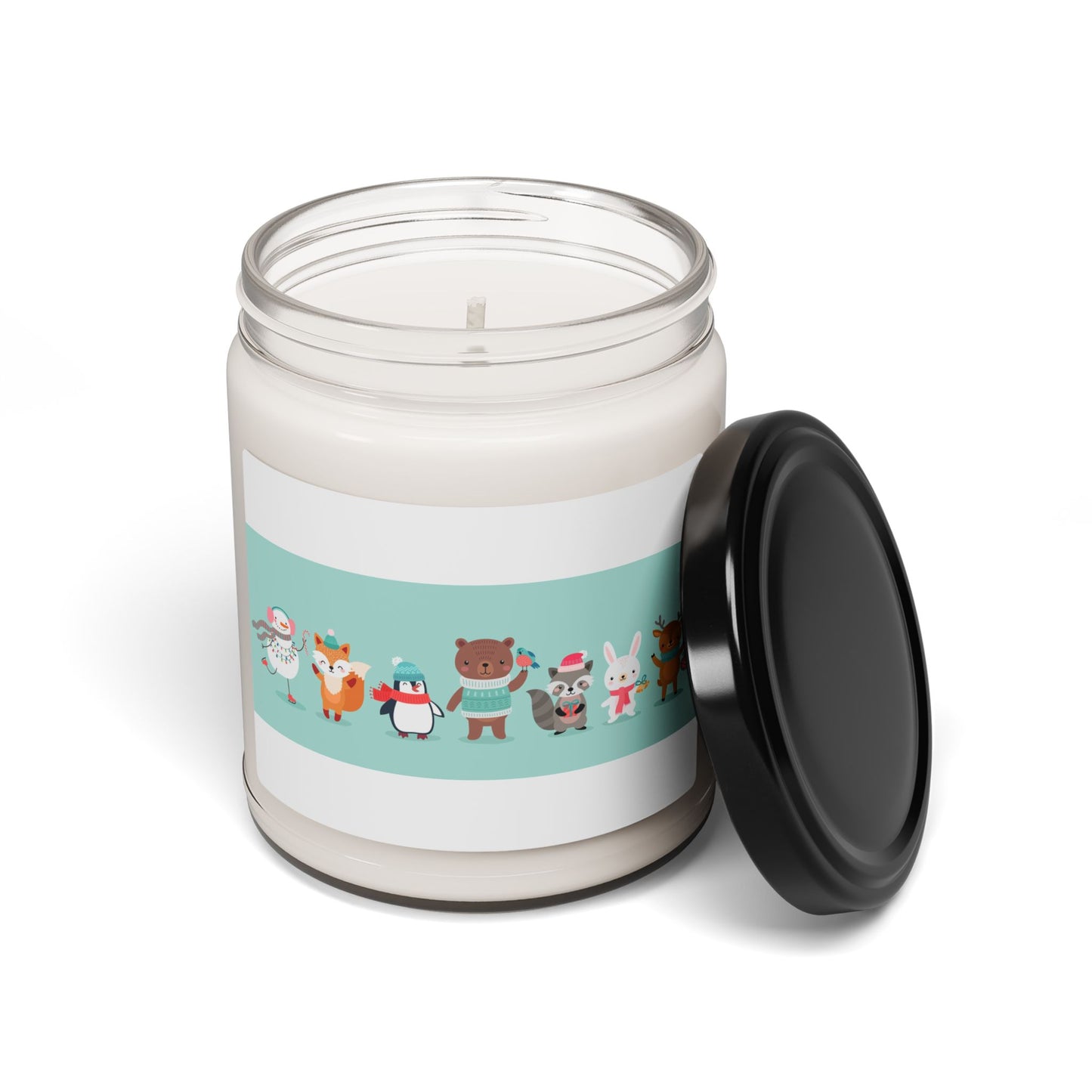 Whimsical Animal Scented Soy Candle, Cozy Home Decor, Holiday Gifts, Relaxing Aromatherapy, Cute Animal Candle, Eco-Friendly Gift