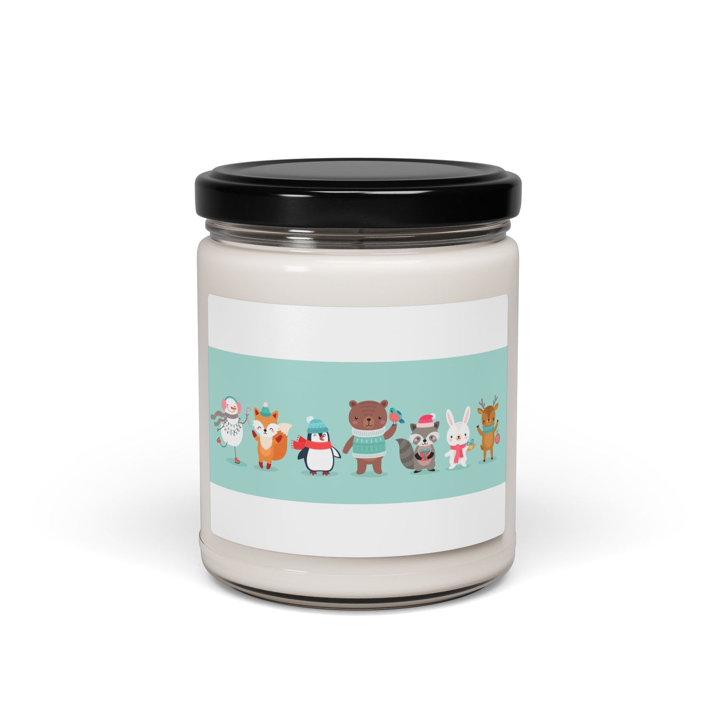 Whimsical Animal Scented Soy Candle, Cozy Home Decor, Holiday Gifts, Relaxing Aromatherapy, Cute Animal Candle, Eco-Friendly Gift
