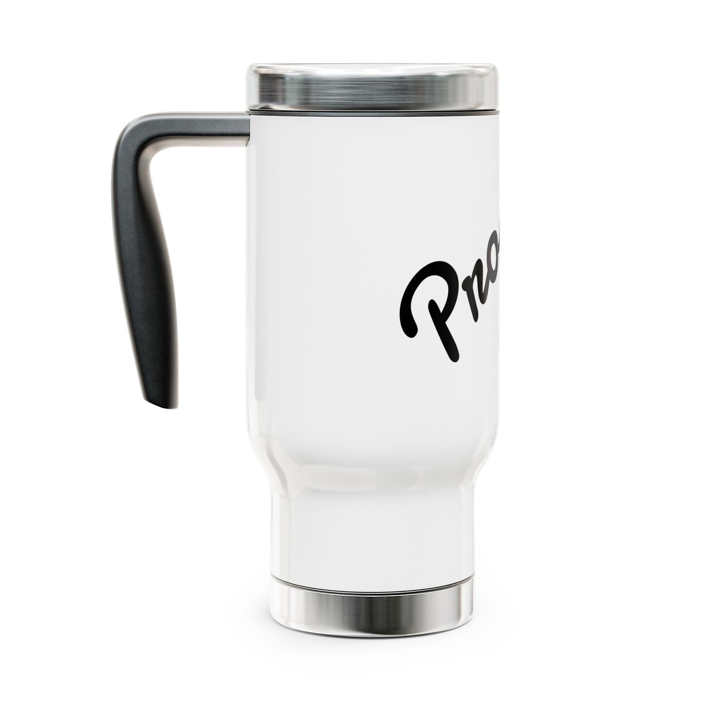 Stainless Steel Travel Mug with Handle, 14oz