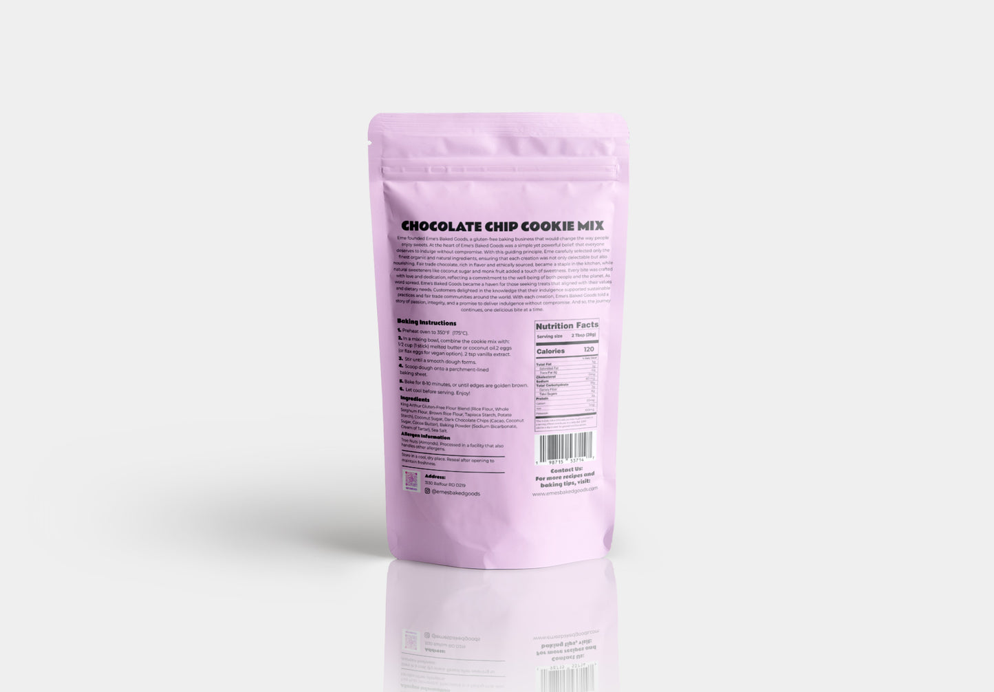 Luxury Gluten-Free Chocolate Chip Cookie Baking Mix