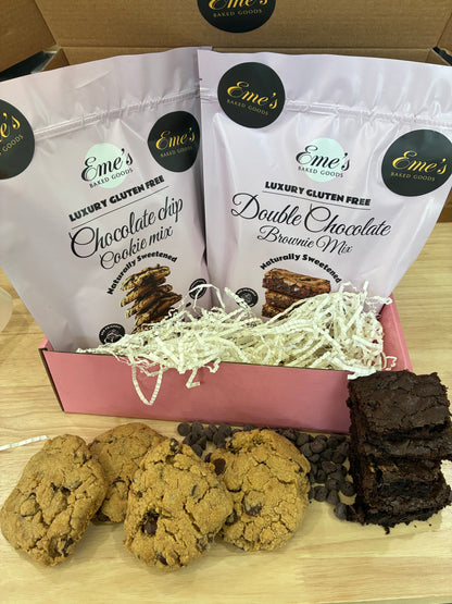 Luxury Gluten-Free Chocolate ChipCookie Mix & Brownie Mix Duo 2 Units Ships Nationwide through Goldbelly