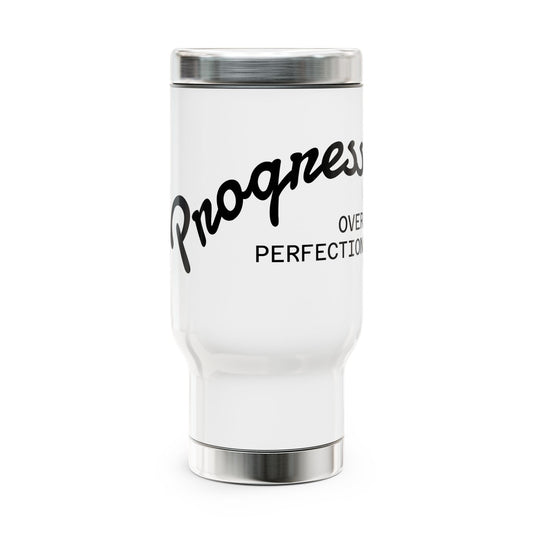 Stainless Steel Travel Mug with Handle, 14oz