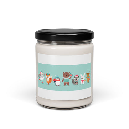 Whimsical Animal Scented Soy Candle, Cozy Home Decor, Holiday Gifts, Relaxing Aromatherapy, Cute Animal Candle, Eco-Friendly Gift