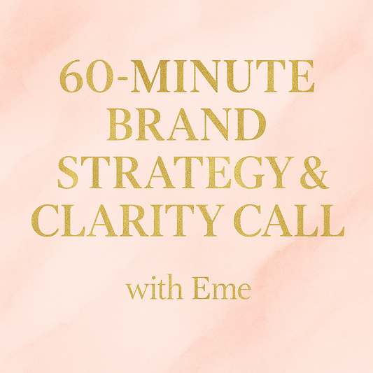 60 Minute Brand Strategy & Clarity Call